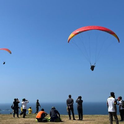 Paragliding di Lancing